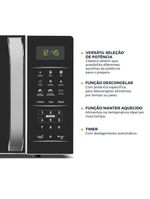 Micro-ondas 20L Britânia Pintura Limpa Fácil 1100W BMO23 110V