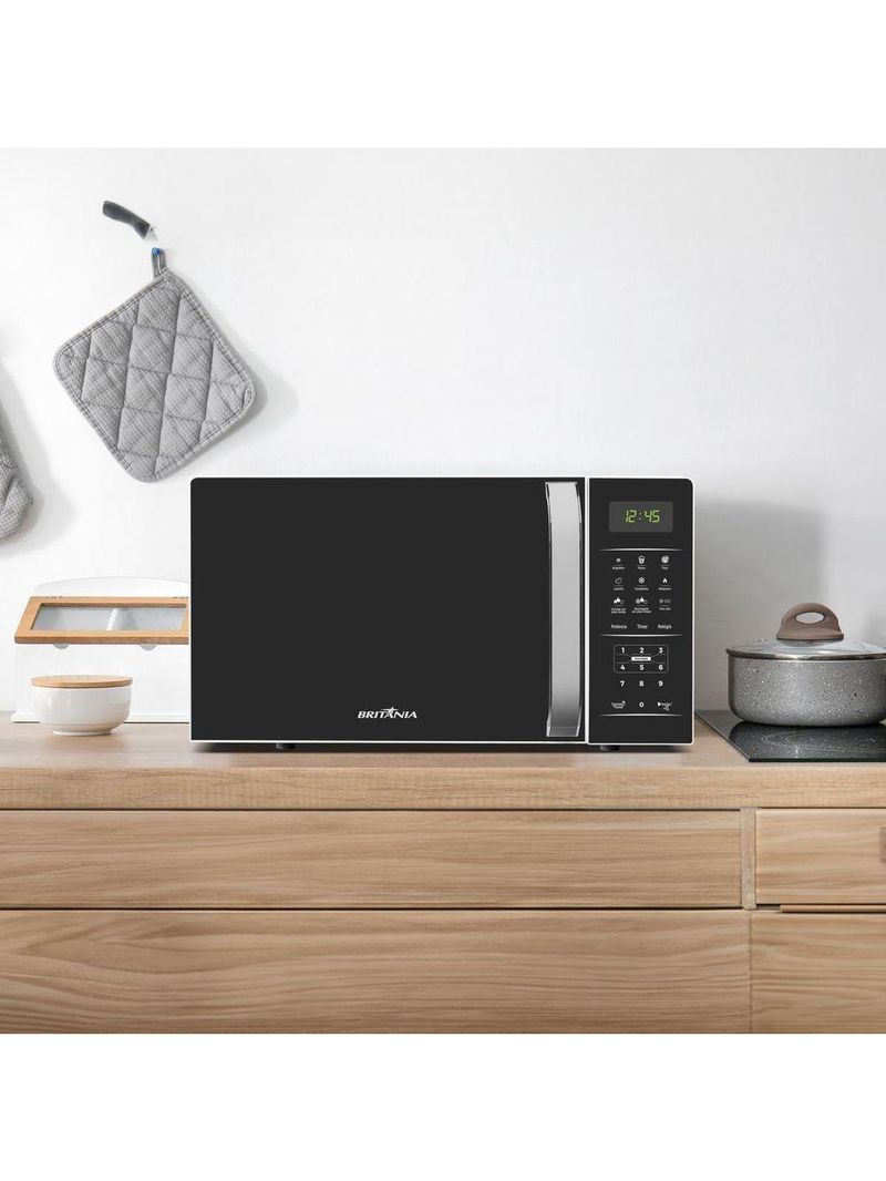Micro-ondas 20L Britânia Pintura Limpa Fácil 1100W BMO23 110V