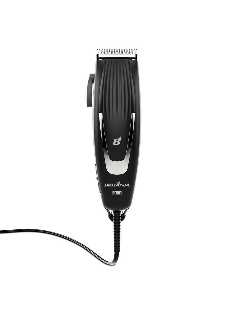 Cortador de Cabelos Britânia BCR03 - 9 Acessórios 18W 110V