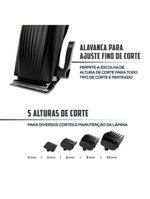 Cortador de Cabelos Britânia BCR03 - 9 Acessórios 18W 110V