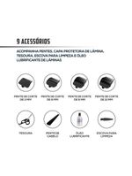 Cortador de Cabelos Britânia BCR03 - 9 Acessórios 18W 110V