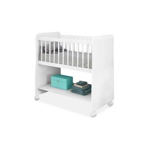 Mini Berço Para Bebê Rubi Multifuncional Nicho Organizador Branco