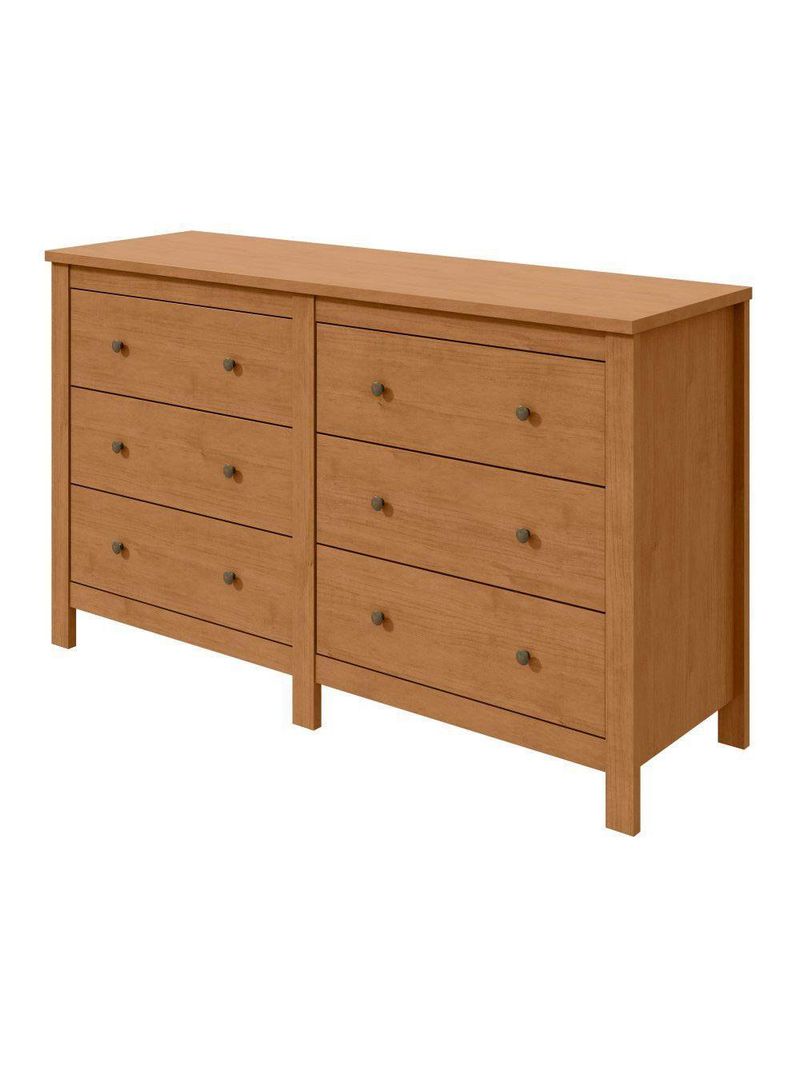 Cômoda Com 6 Gavetas Maggiore Estrutura Mdf/mdp Móveis Lopas