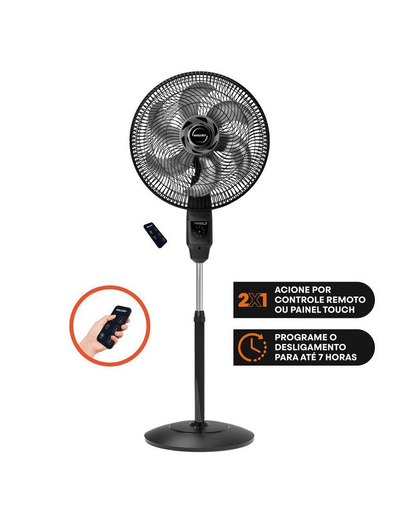 Ventilador de Coluna Mallory Chronos 6 Pás 140W  110V