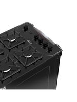 Fogão 4 Bocas Preto Com Mesa De Vidro Dako Diplomata Bivolt