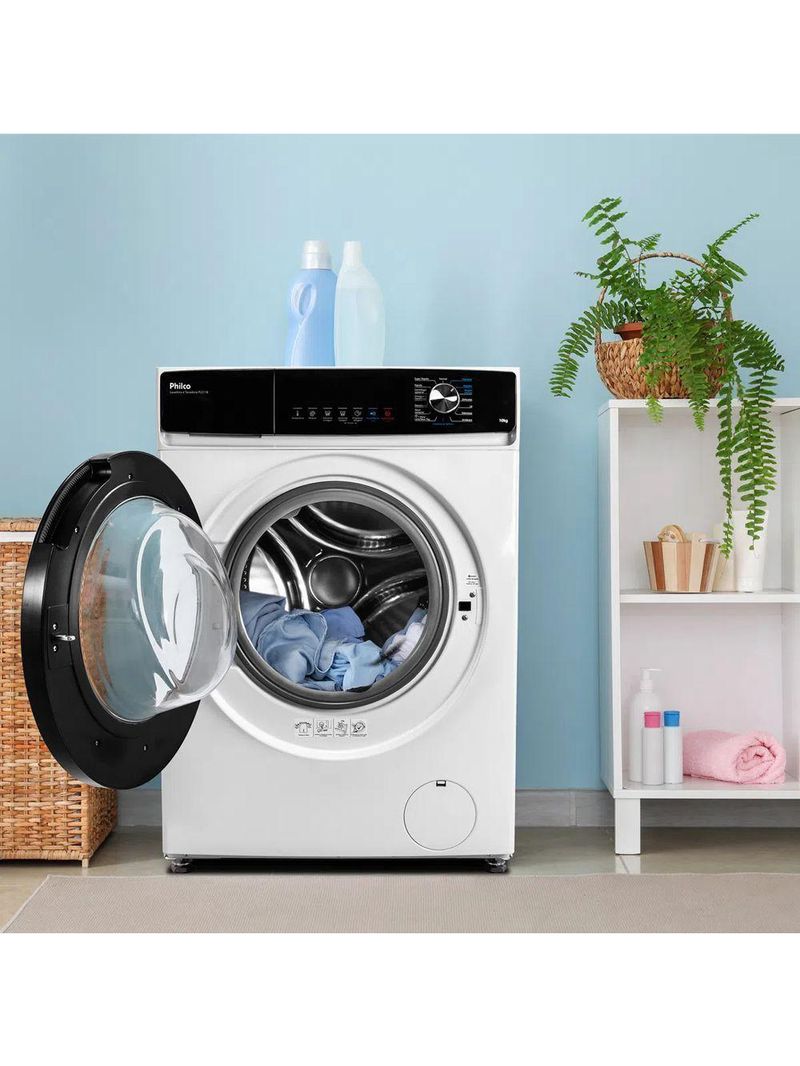 Lava e Seca Philco PLS11B InvertPlus 16 Programas Lavagem 10kg Branca 220V