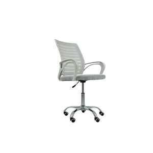 Cadeira De Escritório Secretaria Diretor Roma Ergonômica - Branca