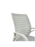 Cadeira De Escritório Secretaria Diretor Roma Ergonômica - Branca