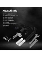 Tupia Profissional Philco PTU01 33000RPM + Jogo De Fresa 220V