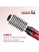 Escova Rotativa Mondial Infinity ER-11-KR Vermelho 220V