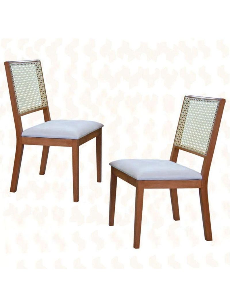 Cadeiras Jade Com Encosto De Telinha - Art Salas