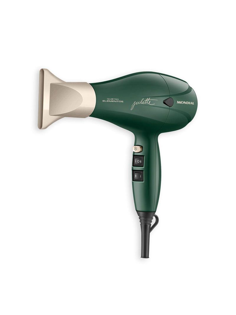 Secador De Cabelo By Juliette Mondial Verde Oliva 2000W 220V
