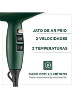 Secador De Cabelo By Juliette Mondial Verde Oliva 2000W 220V