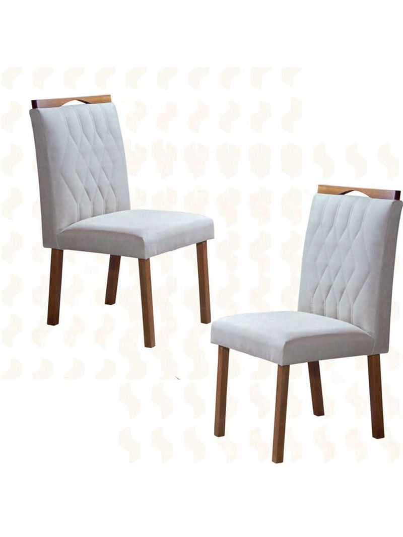 Cadeiras Para Mesa De Jantar Estofada - Apolo - Art Salas