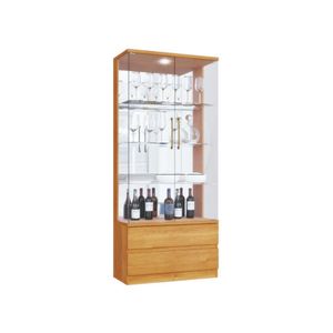 Cristaleira 2 Portas Vidro Temperado Lisboa Mavaular Naturale