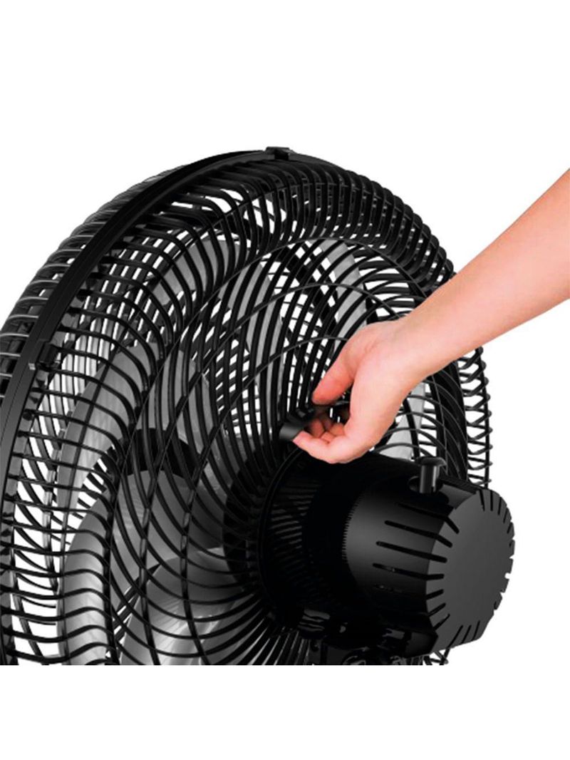 Ventilador De Mesa Mondial Turbo 8 Pás Vtx-40-8p Vent 40cm-127v-preto/prata