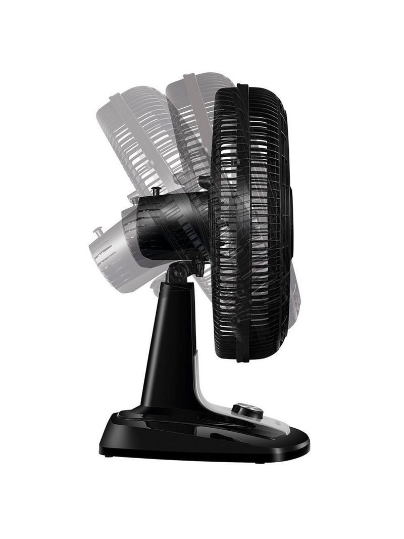 Ventilador De Mesa Mondial Turbo 8 Pás Vtx-40-8p Vent 40cm-127v-preto/prata