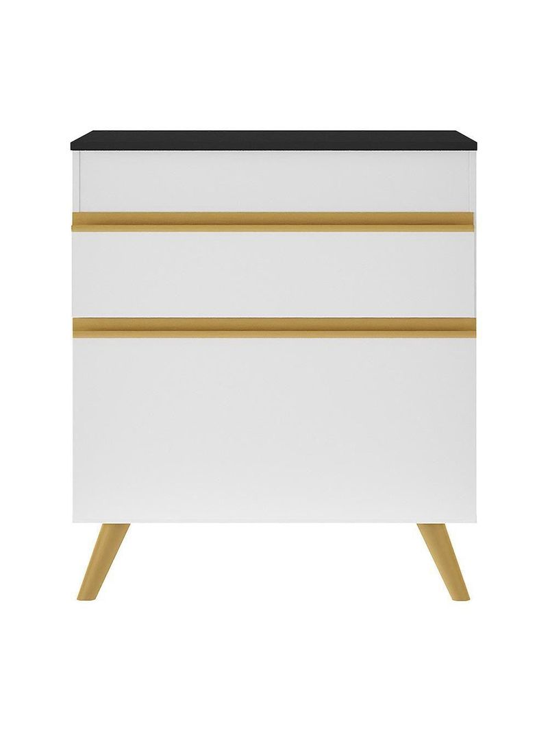 Gabinete Banheiro 1 Porta E 1 Gav Retrô 70cm Mp5024 Branco