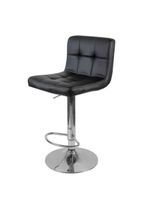 Kit 2 Cadeiras Alta Gomos Estofada Giratoria Confortavel Cozinha Bar