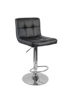 Kit 2 Cadeiras Alta Gomos Estofada Giratoria Confortavel Cozinha Bar