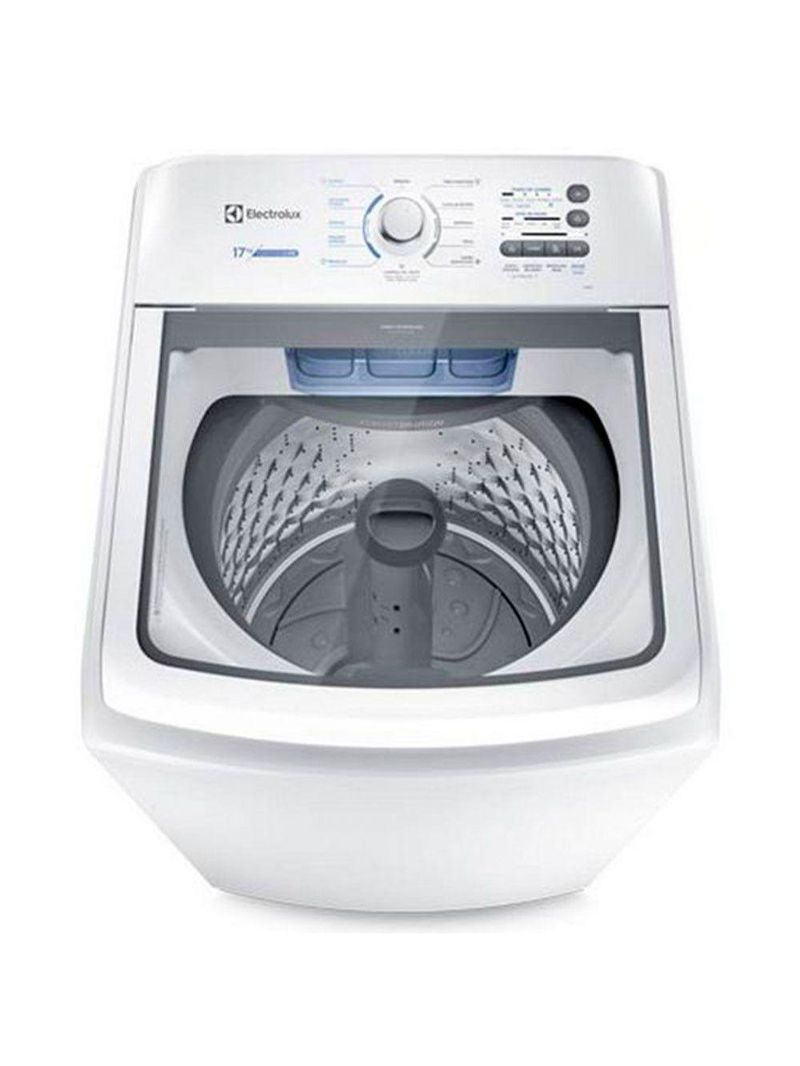 Lavadora De Roupas Led17 17kg Cesto Inox Electrolux Branco 127v