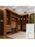 Guarda Roupa Modulado Casal Safira 11 Portas Cumaru/Fendi