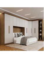 Guarda Roupa Modulado Casal Safira 11 Portas Cumaru/Fendi