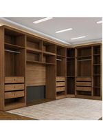Guarda Roupa Modulado Casal Safira 11 Portas Cumaru/Fendi