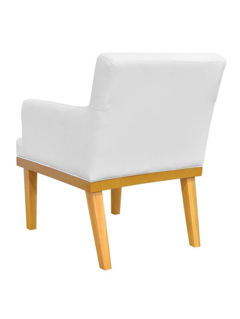 Kit 03 Poltronas Base Mel Beatriz W01 Corano Branco