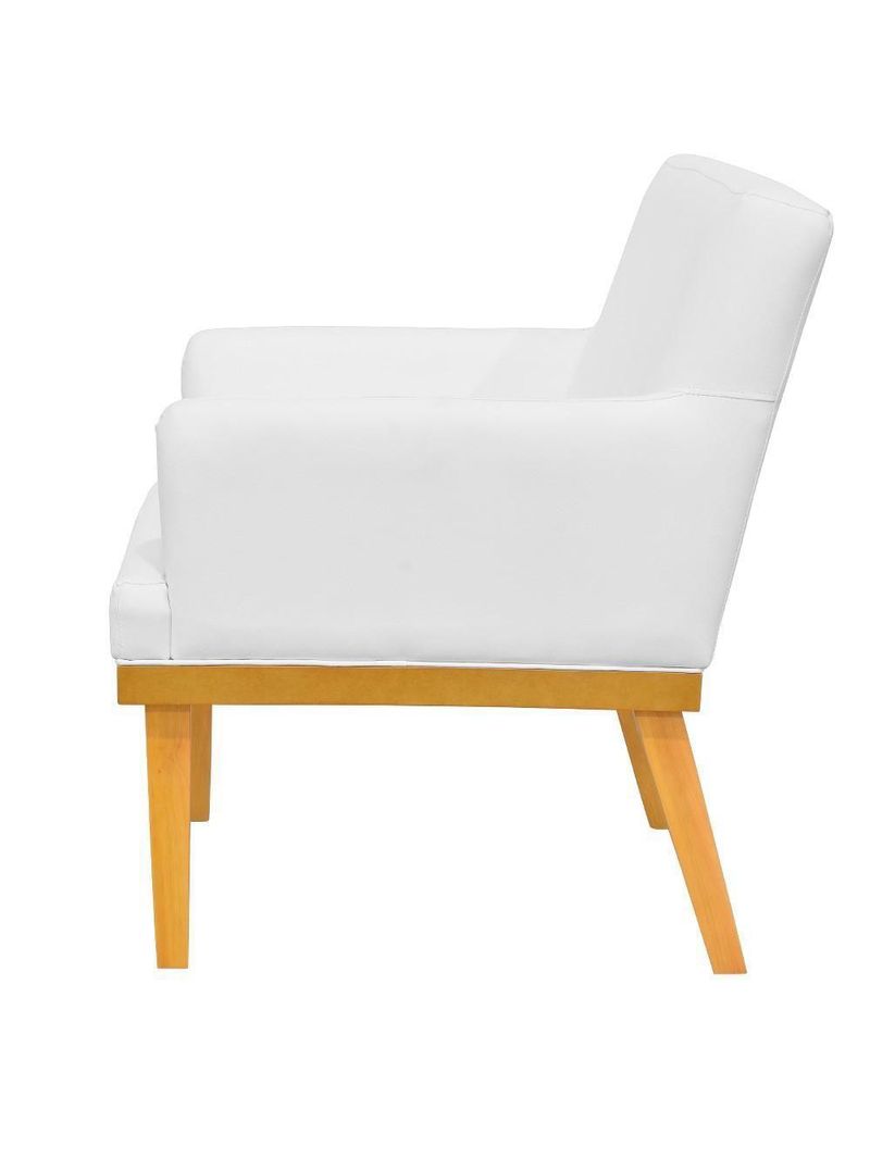 Kit 03 Poltronas Base Mel Beatriz W01 Corano Branco