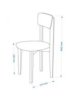 Kit Colore Mesa Com 4 Cadeiras Infantil Laranja