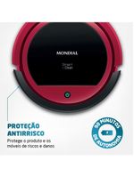Robô Aspirador De Pó Mondial Smart Clean Rb-07 Bivolt