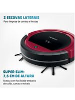 Robô Aspirador De Pó Mondial Smart Clean Rb-07 Bivolt