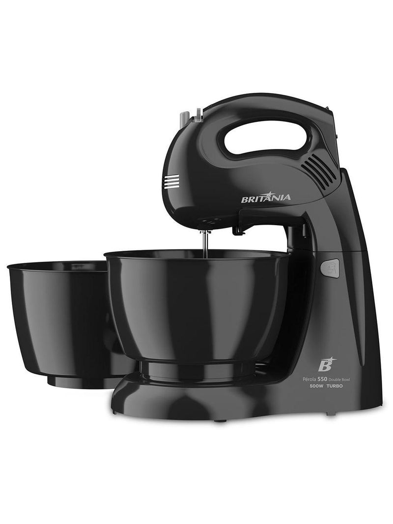 Batedeira Britânia Pérola 550 Double Bowl 4 Velocidades 500W 220V