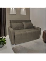Sofá Cama Para Sala De Estar Amora New Suede - Castor Castor