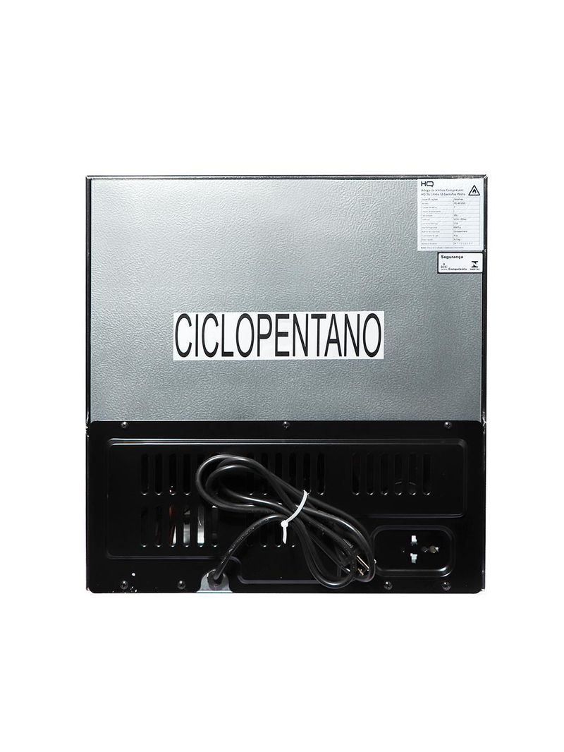 Adega de Vinhos Compressor HQ 36 Litros 12 Garrafas Preto HQ-AV12H 127V