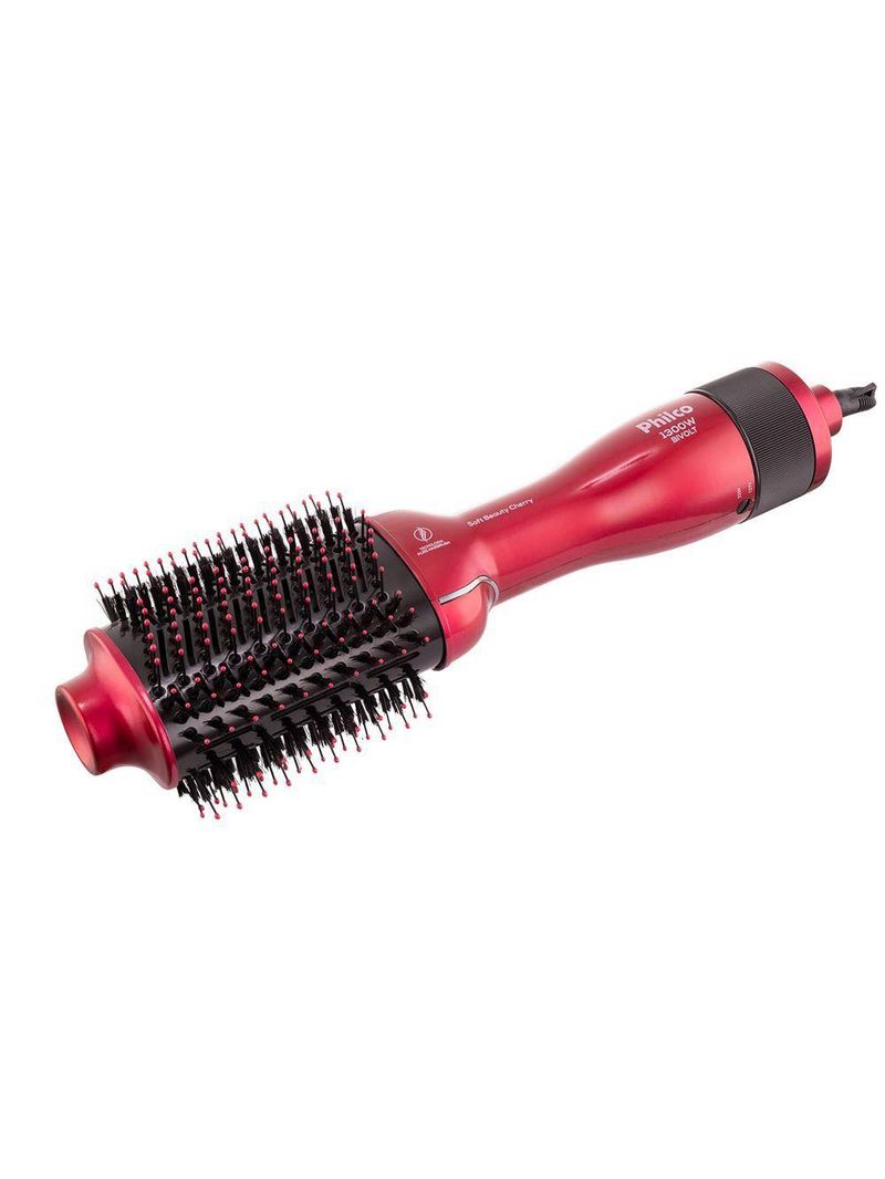 Escova Secadora Philco 4 em 1 Bivolt Soft Beauty Cherry