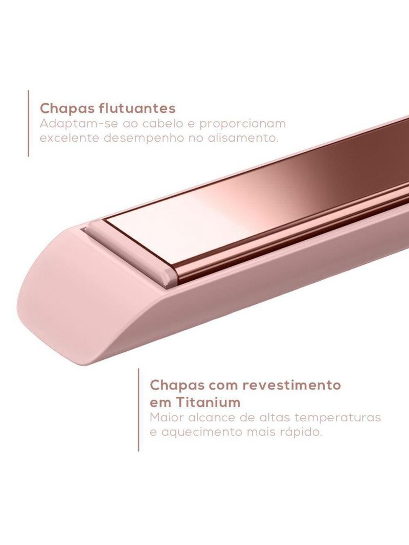 Prancha Britânia Linha Viih Tube Bivolt 230°C BPR04 Bivolt