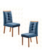 Cadeiras Para Mesa De Jantar Estofada - Turim - Art Salas