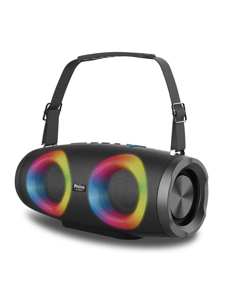 Caixa de Som Philco PBS45BT Speaker Extreme 40W Bluetooth Bivolt Preta