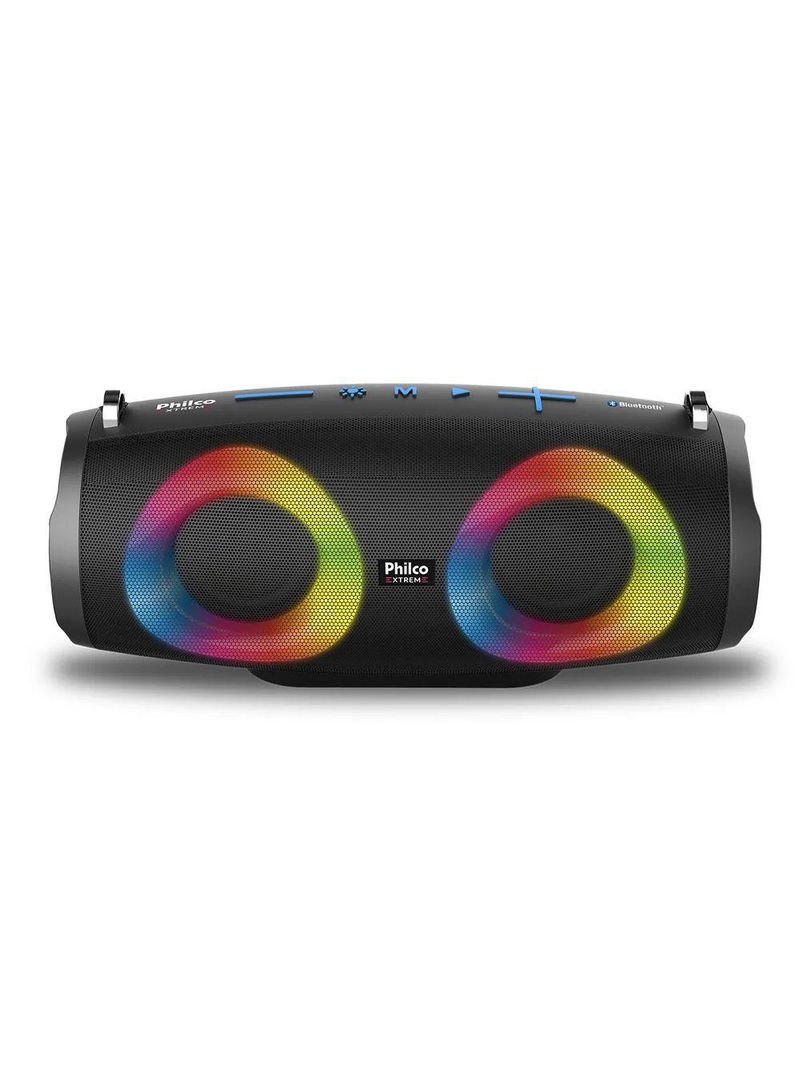 Caixa de Som Philco PBS45BT Speaker Extreme 40W Bluetooth Bivolt Preta
