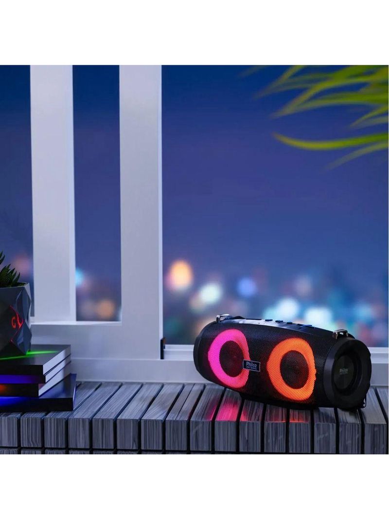 Caixa de Som Philco PBS45BT Speaker Extreme 40W Bluetooth Bivolt Preta