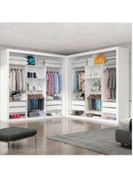 Closet Casal Premium Clarice 8 Gavetas Carioca Móveis Branco