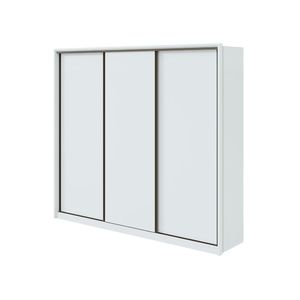 Guarda-roupa Casal Spazio 270 3 Portas 6 Gavetas Branco Lopas