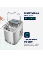 Máquina de Gelo Turbo Ice Premium Mondial MG-12-GI – 127V