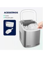 Máquina de Gelo Turbo Ice Premium Mondial MG-12-GI – 127V