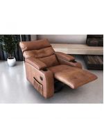 Poltrona Giratório Papai Reclinavel Mx66 Commander Sintetico Whisky Matrix