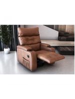 Poltrona Giratório Papai Reclinavel Mx66 Commander Sintetico Whisky Matrix