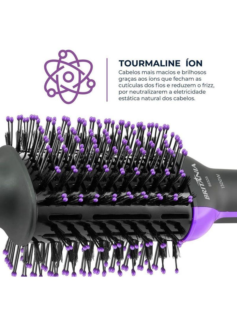 Escova Secadora Britânia 4 em 1 1300W Bivolt BES35