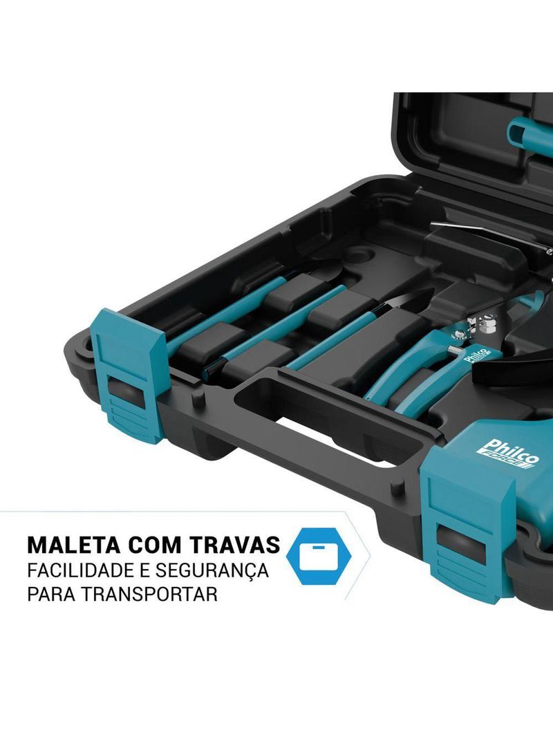 Kit Jardinagem Philco PKJ10 10 Ferramentas